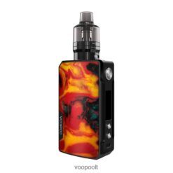 VOOPOO Elektronine Cigarete - VOOPOO DRAG 2 atnaujinimo leidimas juodos ugnies debesis 00V8JX327