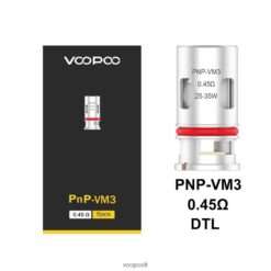 VOOPOO Elektronine Cigarete - VOOPOO PNP ritės (5 vnt.) pnp-vm3 00V8JX597