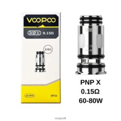 VOOPOO Pirkt - VOOPOO PNP X ritės (5 vnt.) 0,15 omo 00V8JX605