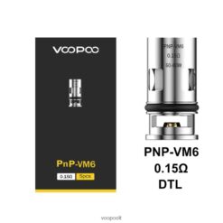 VOOPOO Pirkt - VOOPOO PNP ritės (5 vnt.) pnp-vm6 00V8JX600