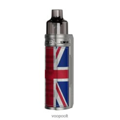 VOOPOO Vienkartines - VOOPOO DRAG S pod mod rinkinys sidabrinis riteris 00V8JX198