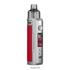 VOOPOO Vienkartines - VOOPOO DRAG X pod mod rinkinys sidabro raudonumo 00V8JX178