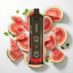 Adalya ADL 16000 PRO Puffs Disposable Vape Arbūzas su Mėtų Skoniu, Smart Mesh Coil, USB-C