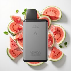 Adalya AD 10000 Puffs Disposable Vape Arbūzas su Ledu, 14 ml, USB-C