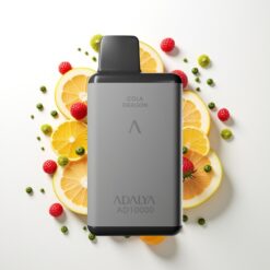 Adalya AD 10000 Puffs Disposable Vape Kaktusų Sriuba erdvinė pilka, 14 ml, USB-C