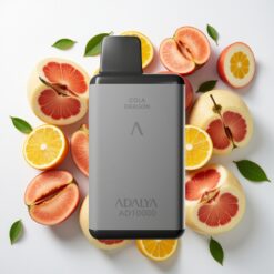 Adalya AD 10000 Puffs Disposable Vape Kolos Drakonas (Space gray, 14 ml, 2%)