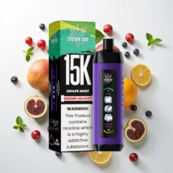 Al Fakher 15k Ice Adjust Debesis Patefėjų Įrenginys Vynuogių Mėta
