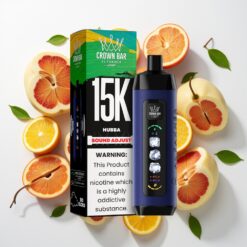 Al Fakher 15k Ice Adjust Debesis Vienkartinis Įrenginys Hubba (15000 užsukimų, 22ml)