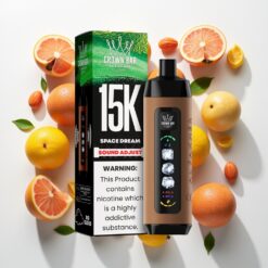 Al Fakher 15k Ice Adjust Debesis Vienkartinis Įrenginys Kosminė Svajonė 15000