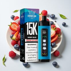 Al Fakher 15k Ice Adjust Debesis Vienkartinis Įrenginys Mėlynų Uogų / 15000 Traukimų / 22ml