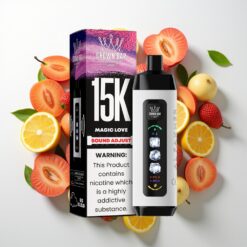 Al Fakher 15k Ice Adjust Debesis Vienkartinis Įrenginys Magiška Meilė (LED, 22ml, 15000 užtraukimų)