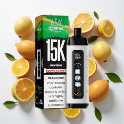 Al Fakher 15k Ice Adjust Debesis Vienkartinis Įrenginys Mentolis (15000 traukimų, 22ml)