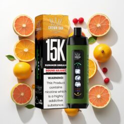 Al Fakher 15k Ice Adjust Debesis Vienkartinis Įrenginys Vasaros Sapnas (15000 užsibėgėjimų, 22ml)