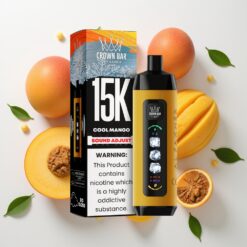 Al Fakher 15k Ice Adjust Debesis Vienkartinis Įrenginys Šaltis Mango
