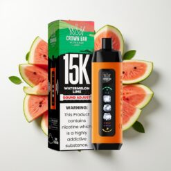 Al Fakher 15k Ice Adjust Debesys Vienkartinis Įrenginys Arbūzas Rūgščiosios Citrinos (15000 užsibūvimų, 22ml)
