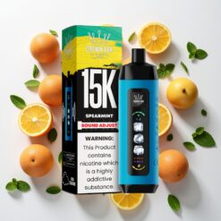 Al Fakher 15k Ledas Keičiami Debesys Vienkartinis Įrenginys Mėtų Skonio