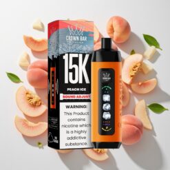 Al Fakher 15k Ledas Koregavimas Debesis Vienkartinis Įrenginys Persikas su Ledu