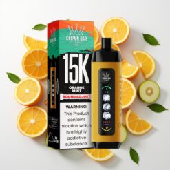 Al Fakher 15k Ledas Koregavimo Debesis Vienkartinis Įrenginys Apelsinas Mėta (15000 užsispyrimų, 22ml)
