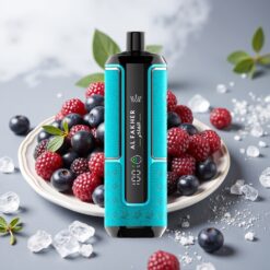 Al Fakher Crown Bar 15K Hypermax Disposable Vape Kit Juodųjų Serbentų Ledas 22ml 15K Puff