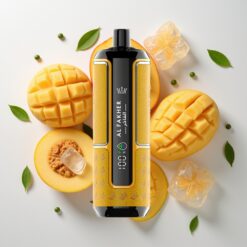 Al Fakher Crown Bar 15K Hypermax Nešiojamas Vaporizatorius Mango Ledas, 22ml, 15 000 Traukimų