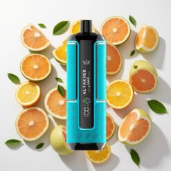Al Fakher Crown Bar 15K Hypermax Vienkartinis Išgarintuvas Dantenų Mėta 22ml 15K Puff