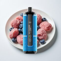 Al Fakher Crown Bar 15K Hypermax Vienkartinis Vape Komplektas Mėlynųjų Uogų Guma (22ml, 15K Puffų)
