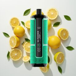 Al Fakher Crown Bar 15K Hypermax Vienkartinis Vaporizatorius Citrina-Laimas, 15 000 užtraukimų, 22ml
