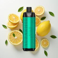 Al Fakher Crown Bar 8000 Crystal Vienkartinis Vaporizatorius Citrina Mėta, 18ml, 8000 Traukų