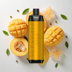 Al Fakher Crown Bar 8000 Crystal Vienkartinis Vaporizatorius Mango Ledas (18ml, 8000 Traukimų)