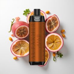 Al Fakher Crown Bar 8000 Crystal Vienkartinis Vaporizatorius Saldusios Pasifloros, 18ml, 8000 Pūkų