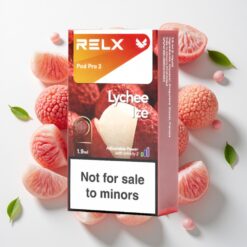 RELX Pod Pro 2 0% Nikotino Ledo Lyčių skonis, 1.9ml, 600 užtraukimų