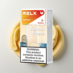 RELX Pod Pro 2 Banana Freeze 3% nikotino, 1.9ml, 600 užkepimų