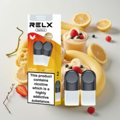 RELX Pod Pro 2 Desertas-Bananas Šaltis 1,8% nikotino, 1,9ml, 600 užsispūrimų