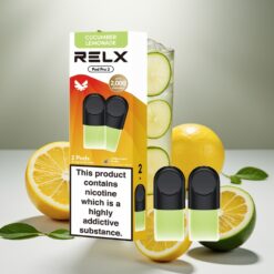 RELX Pod Pro 2 Gėrimas-Agurkų Limonadas Nikotinas 1,8% 1,9ml 600 užsispyrimų