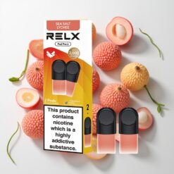 RELX Pod Pro 2 Jūros Druskos Litchi 1,8% Nikotino 600 Traukimų 1,9ml