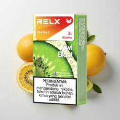 RELX Pod Pro 2 Kiwi Sprogystis Nikotino Lygis 3% Talpa 1,9ml