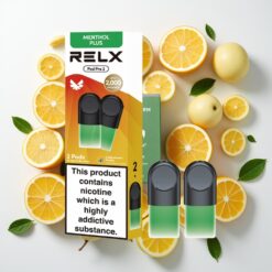 RELX Pod Pro 2 Mėta-Mentolis Plus 1,8% Nikotino, 1,9ml, 600 užsispjauti