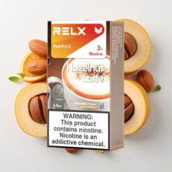 RELX Pod Pro 2 Riešutų Latte 3% Nikotino 1.9ml 600 Pūsmų