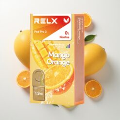 RELX Pod Pro 2 be nikotino Mango Apelsinas, 600 iškvėpimų, 1.9ml