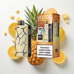 Vozol Neon 45K 45000 Pūsų Disposable Vape Rūgštus Mango Ananasas, 20ml, 800mAh