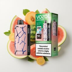 Vozol Neon 45K 45000 Puffs Vienkartinis Vapas Arbūzas Rūgštus Persikas su 20ml Skysčio ir 800mAh Baterija