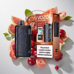 Vozol Neon 45K 45000 Puffs Vienkartinis Vaporizatorius Vyšnių Kola, 20ml, 800mAh