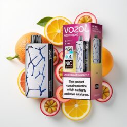 Vozol Neon 45K Ličių Apelsinų Pasifloros Disposable Vape 45000 Puffs 800mAh