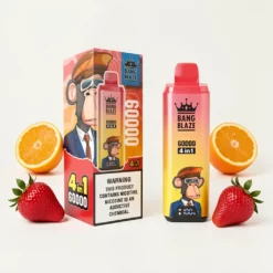 Bang Blaze 60K Puffs 4 in 1 vienkartinis garintuvas, 60 000 įkvėpimų, 40 ml